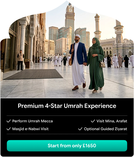 Premium 4-Star Umrah Experience